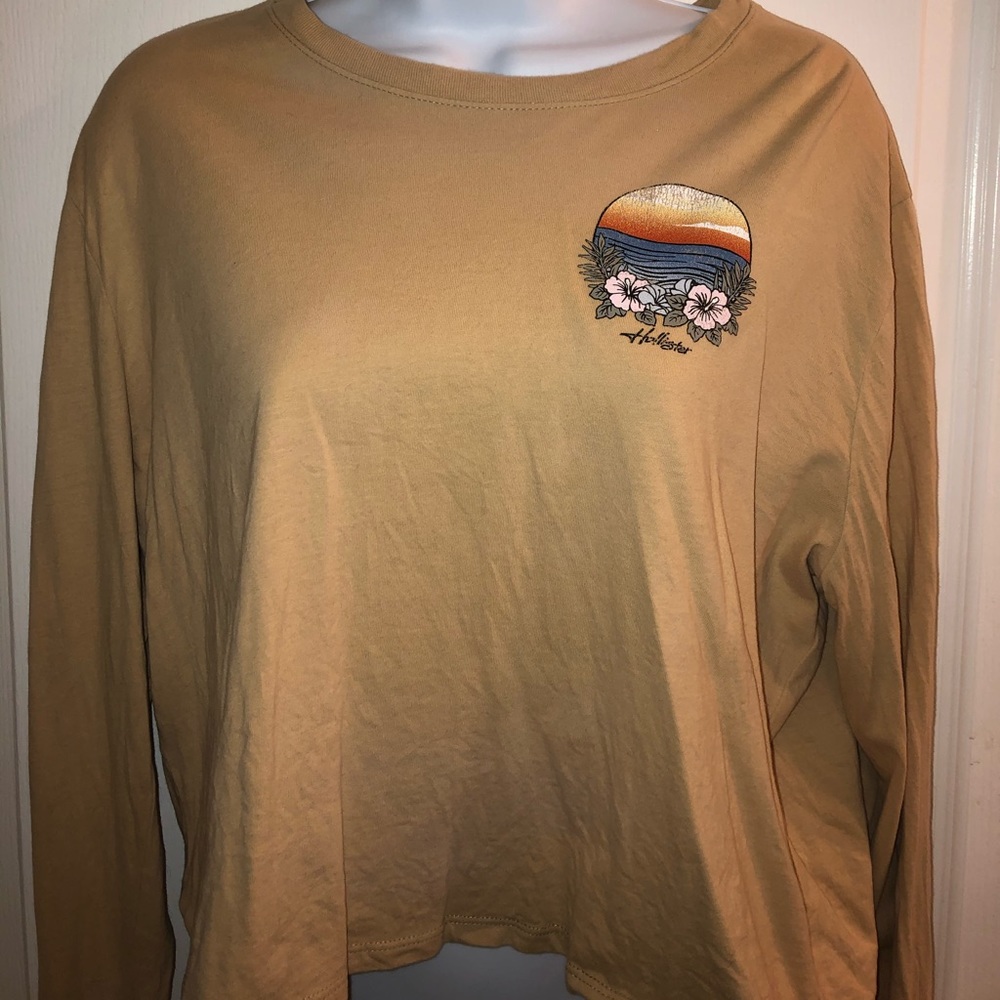 Hollister Crop Long Sleeve T-Shirt